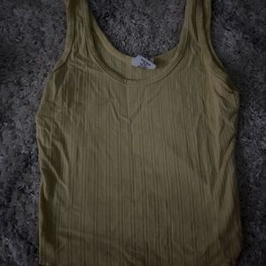 Tilly yellow tank top